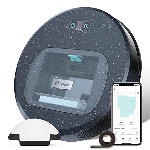 Robot Aspirapolvere LEFANT F1 - 5000 Pa, 28x6.9cm, 250 Min Autonomia - Per Peli Animali